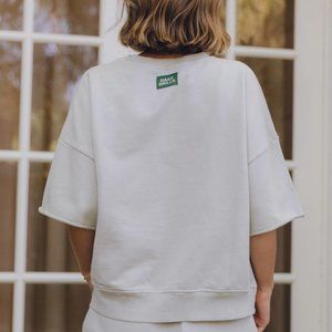 Daily Drills Cropped Sleeve Crew